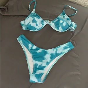 Tie dye bikini
